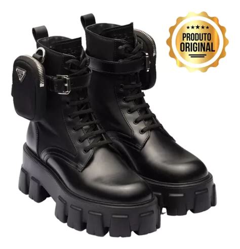 bota prada original com bolsinha